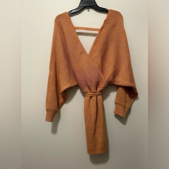 peach/orange small peach love california short dress/long top! - Picture 2 of 4